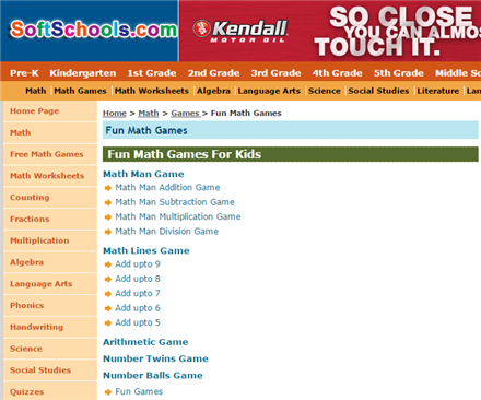 softschools -  math 1